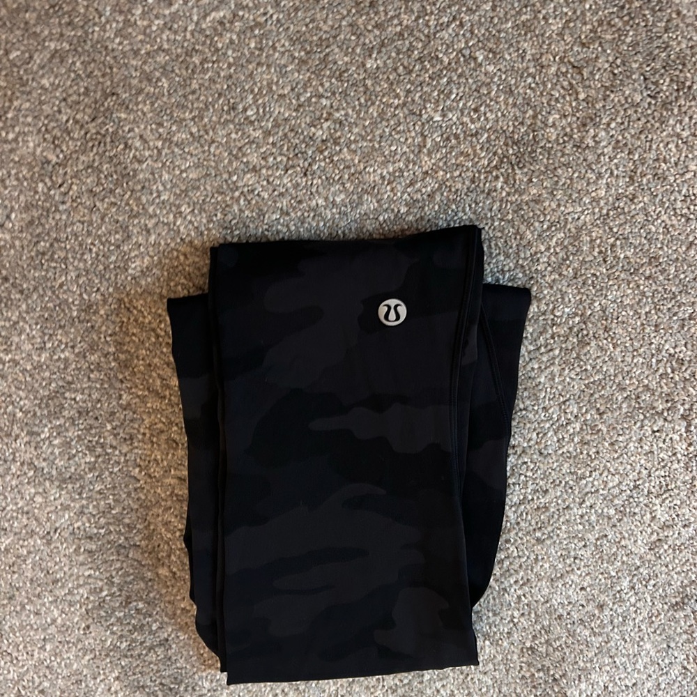 lululemon athletica Black Camouflage Leggings